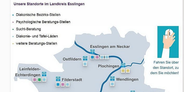 Landkarte in leichter Sprache